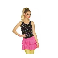 Jourdefete Jupe à Volants Femme - Rose