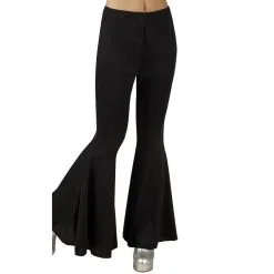 Jourdefete Pantalon Pattes D'Eph' Noir Pour Femme - Taille M