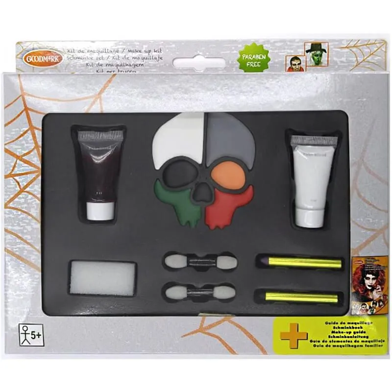 Jourdefete Set De Maquillage "tĂŞte De Mort"
