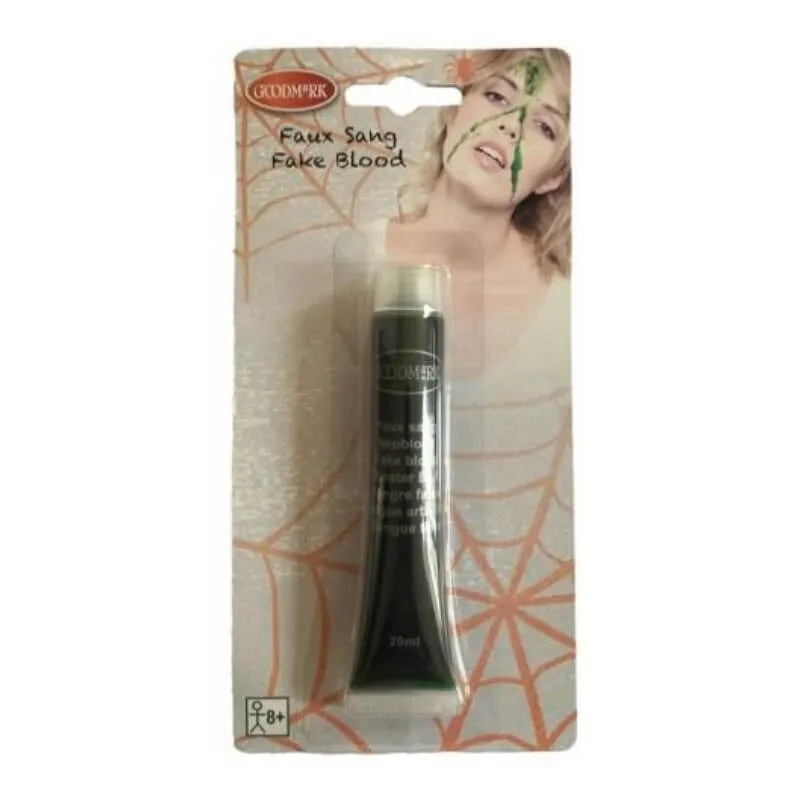 Jourdefete Tube De Faux Sang Vert - 20 Ml