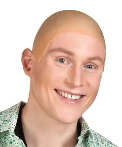 Jourdefete Tête Chauve En Latex Adulte