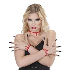 Jourdefete Ras Le Cou "Gouttes De Sang"