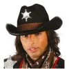 Jourdefete Chapeau De Shérif Pour Adulte - Noir