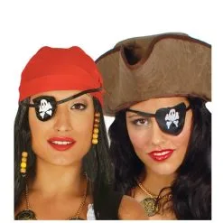 Jourdefete Bandeau Cache-oeil De Pirate