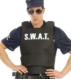 Jourdefete Gilet "SWAT" Pour Adulte