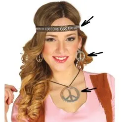 Jourdefete Set D'Accessoires Hippie Femme