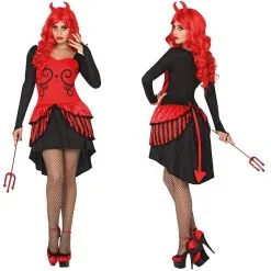 Jourdefete Déguisement De Démone Sexy - Taille Au Choix