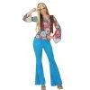 Jourdefete Déguisement Femme Hippie - Taille Au Choix