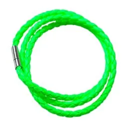 Jourdefete Bracelet Tressé Fluo - Vert