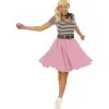 Jourdefete Jupe Patineuse Années 50 Rose - M