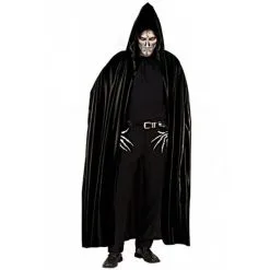 Jourdefete Cape Avec Capuche Noire Adulte