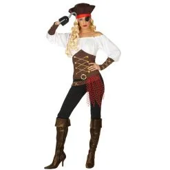 Jourdefete Déguisement De Pirate Femme - Taille Au Choix