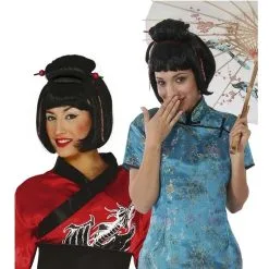 Jourdefete Perruque Japonaise Femme