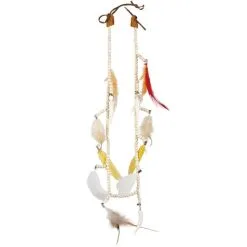 Jourdefete Collier Indien De Perles Et Plumes