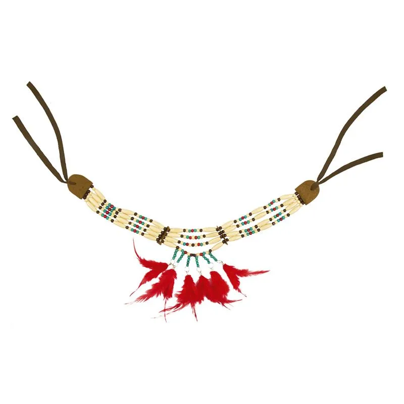 Jourdefete Collier à Plumes - Costume Indien – Image 3