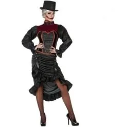 Jourdefete Déguisement Femme – Vampire « Epoque Victorienne » - Taille Au Choix