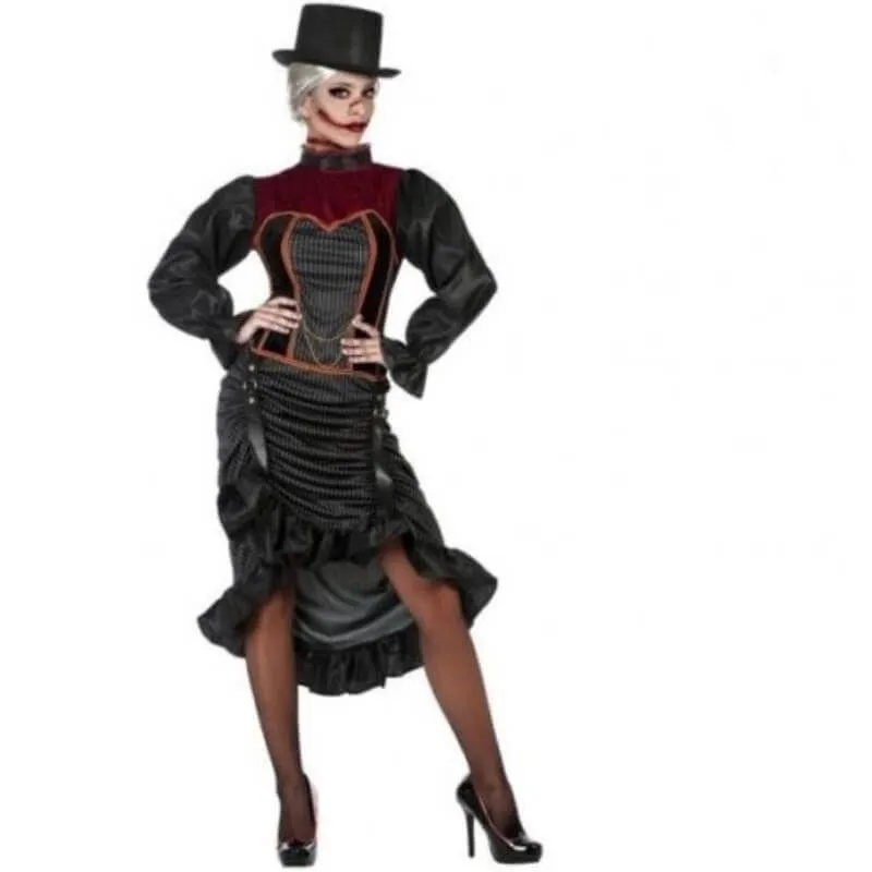 Jourdefete Déguisement Femme – Vampire « Epoque Victorienne » - Taille Au Choix