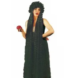 Jourdefete Perruque Eve Brune Cheveux Bouclée