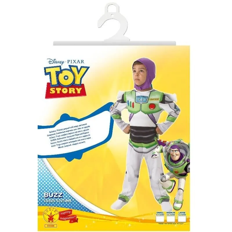 Jourdefete Buzz L'Eclair Toy Story Avec Capuche - Licence - Taille Au Choix