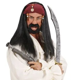 Jourdefete Perruque Pirate Des Caraïbes Homme