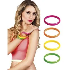 Jourdefete 4 Bracelets Fluo