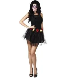 Jourdefete Tutu Day Of The Dead Femme - Taille Unique
