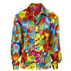 Jourdefete Chemise Homme Flower Power