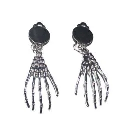 Jourdefete Boucles D'Oreilles Squelette - Argent