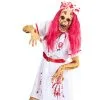 Jourdefete Masque Infirmière Zombie Avec Perruque