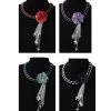 Jourdefete Collier Ras Le Cou Fleur Gothique - Coloris Au Choix