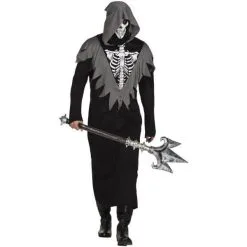 Jourdefete Déguisement De Squelette De La Mort Pour Homme - Taille Au Choix