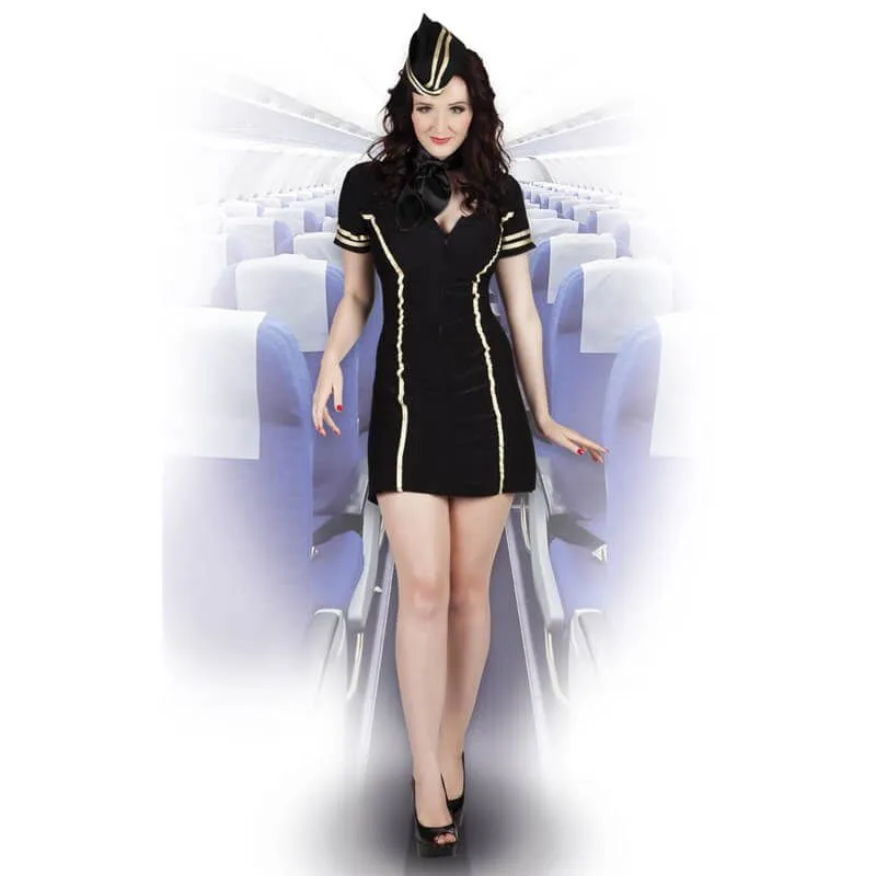 Jourdefete Déguisement D'hôtesse De L'air - Taille Au Choix – Image 3