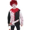 Jourdefete Tee-Shirt De Clown Tueur Homme - Taille Unique