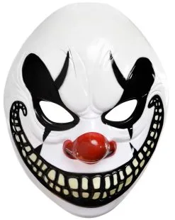 Jourdefete Masque De Clown Souriant En Plastique Pour Halloween