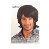 Jourdefete Perruque Mi-Long Homme Noire