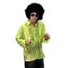 Jourdefete Chemise Star Du Disco à Froufrous - Vert - Taille Au Choix