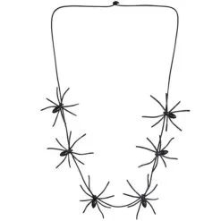 Jourdefete Collier Araignées - Noir