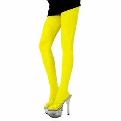 Jourdefete Collants Disco - Jaune Fluo