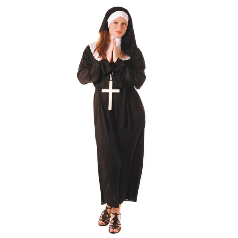 Jourdefete Déguisement De Religieuse Femme - Taille Unique