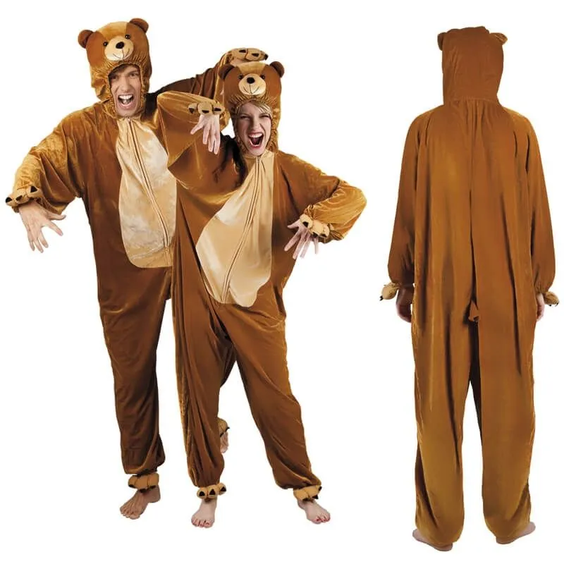 Jourdefete Costume En Peluche D'Ours - Taille Au Choix – Image 2