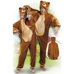 Jourdefete Costume En Peluche D'Ours - Taille Au Choix