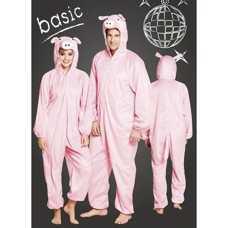 Jourdefete Costume De Cochon En Peluche - Taille Au Choix – Image 4