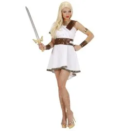 Jourdefete Déguisement De Guerrière Grecque Femme - Taille Au Choix