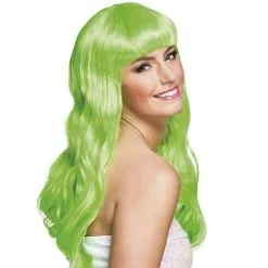 Jourdefete Perruque Femme Chic - Vert