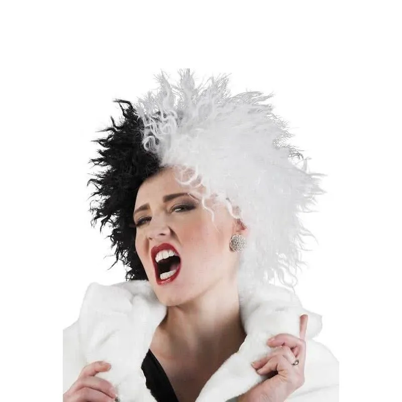 Jourdefete Perruque Cruella Devil