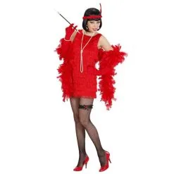 Jourdefete Déguisement De Femme - Charleston De Luxe Avec Gants Et Bandeau - Taille XL