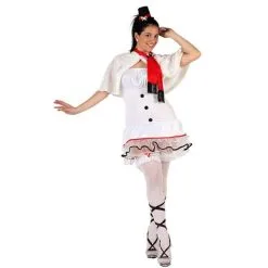 Jourdefete Costume De Noël : Bonhomme De Neige Sexy Pour Femme