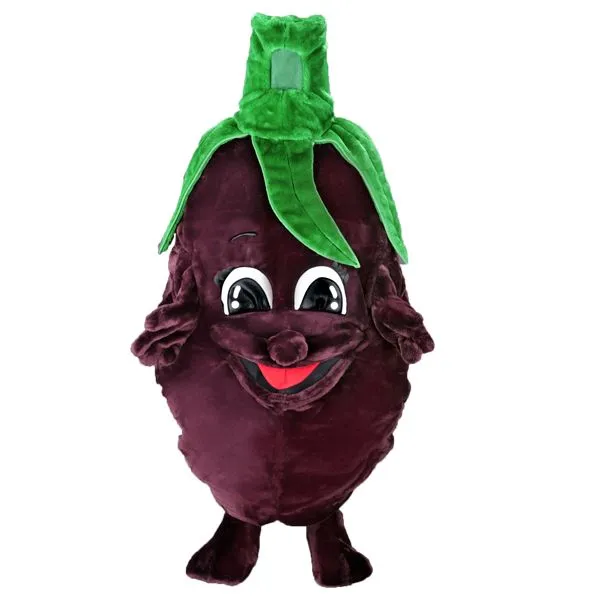 Jourdefete Mascotte Légume Aubergine