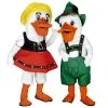Jourdefete Mascottes Couple Canard