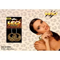 Jourdefete Boucles D'oreilles - Collection Léopard